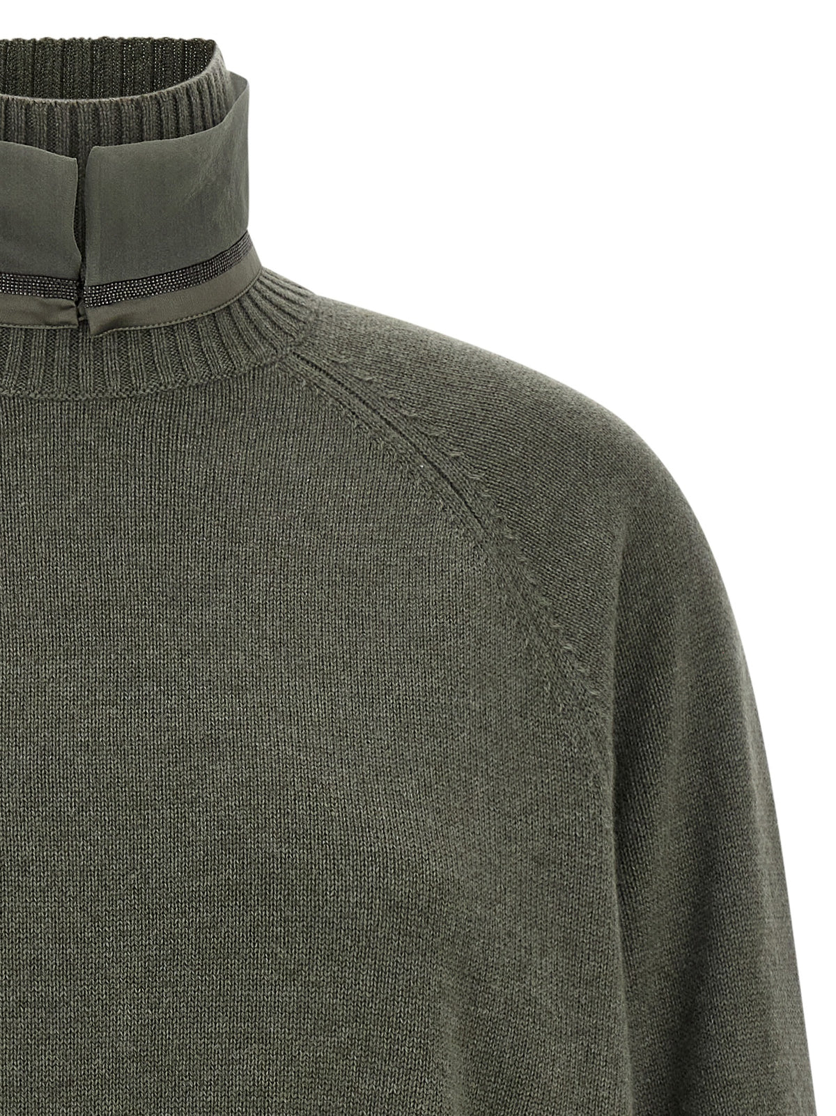 Brunello Cucinelli Bicolor Cashmere Women's Cardigan
