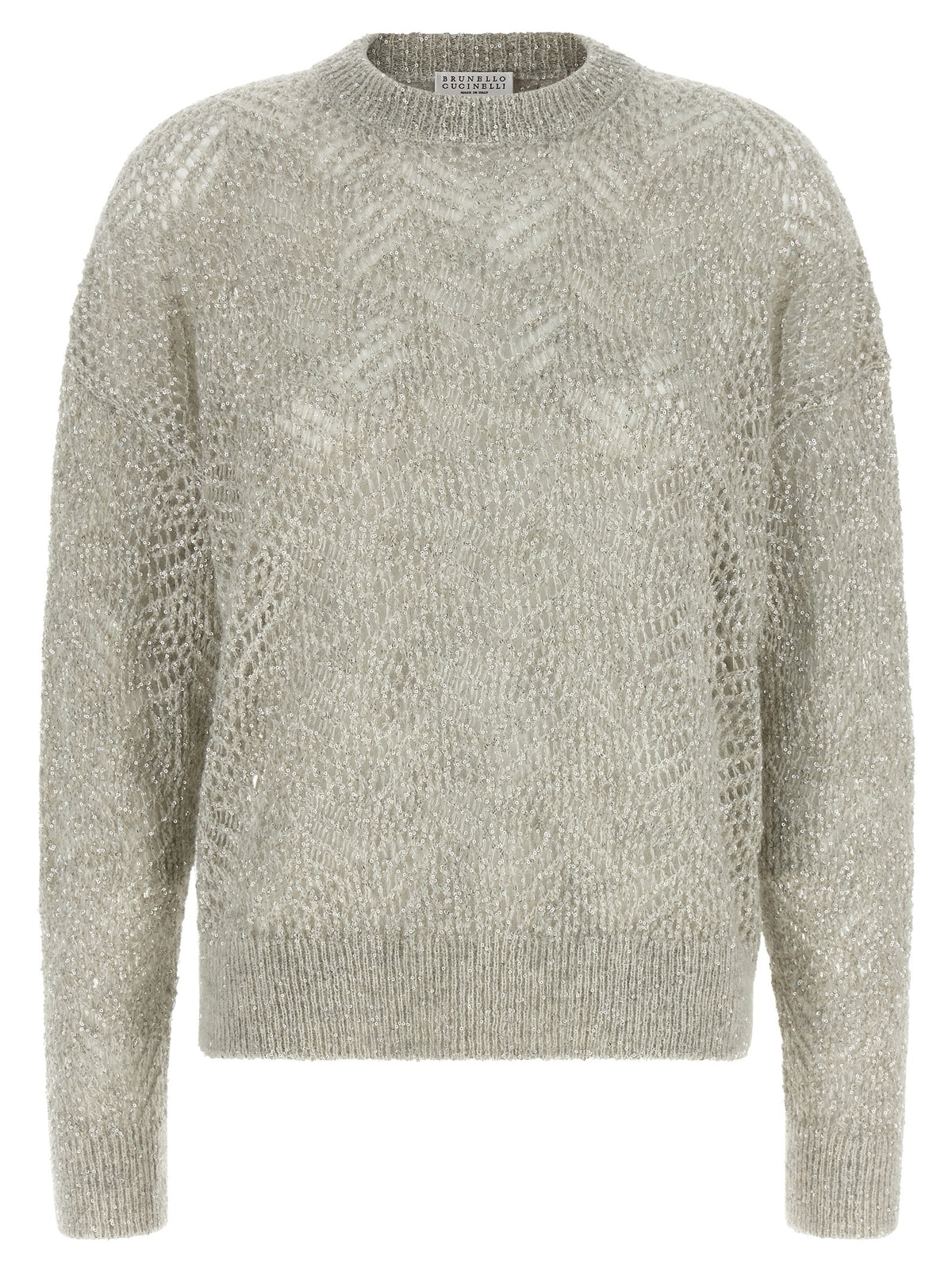 Brunello Cucinelli Gray Polyamide Women's Cardigan