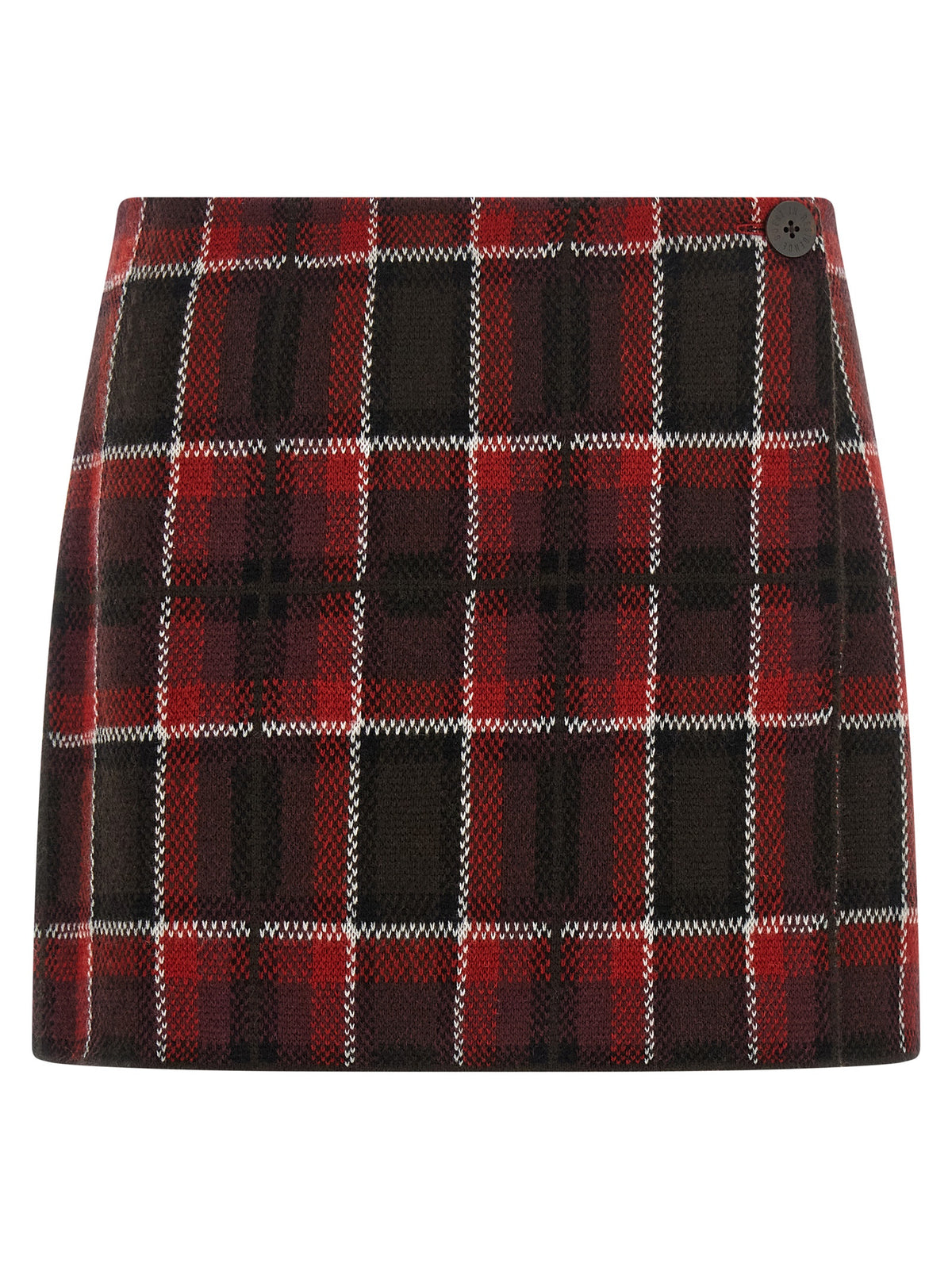 Guest in Residence Red Wool Long Women's Skirt