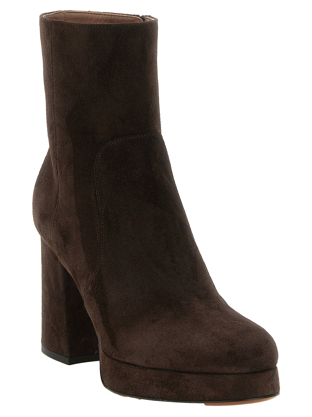 Valentino Garavani Brown Calfskin Ankle Women's Boots
