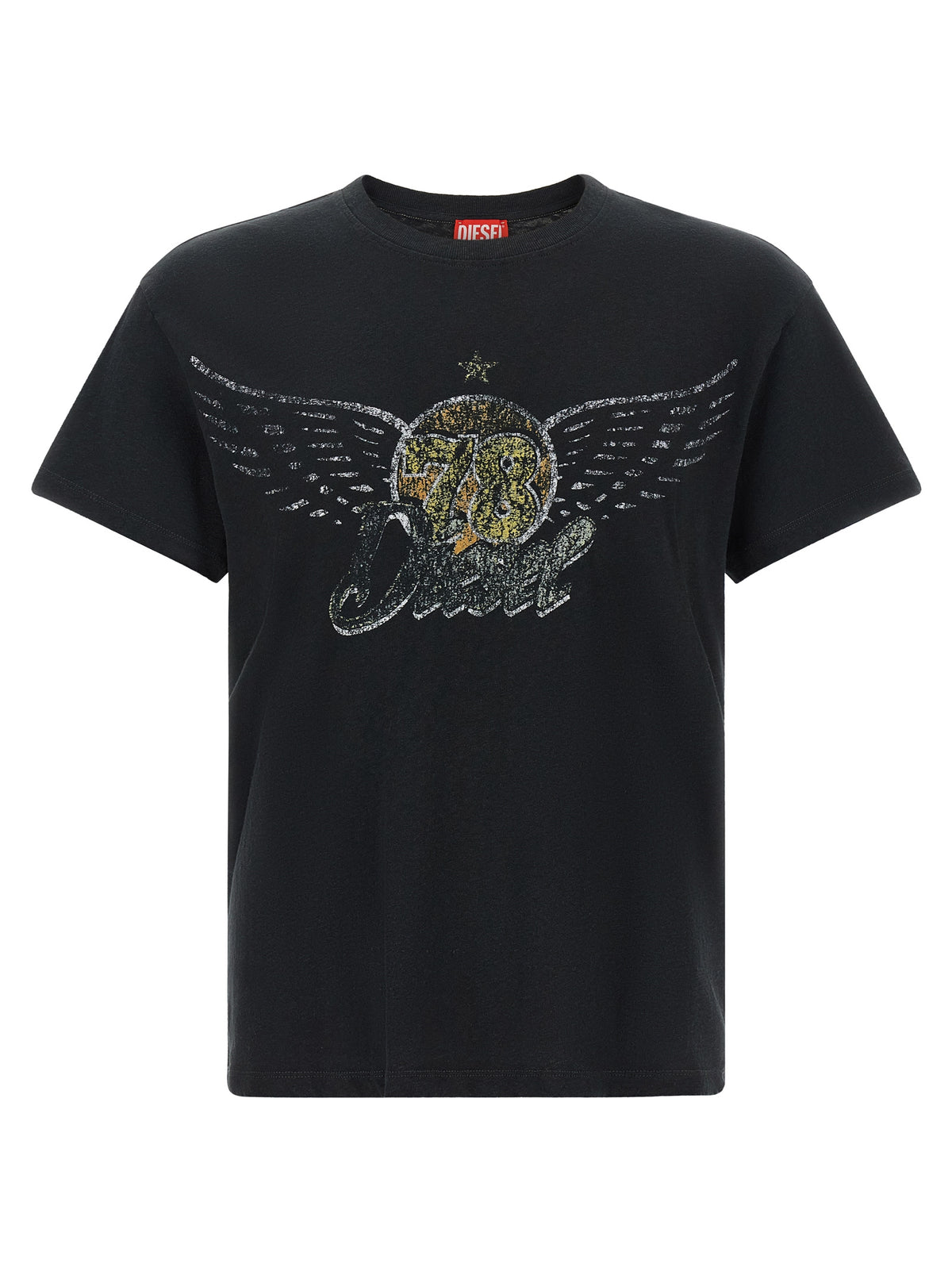 Diesel Black Cotton Men's T-Shirt