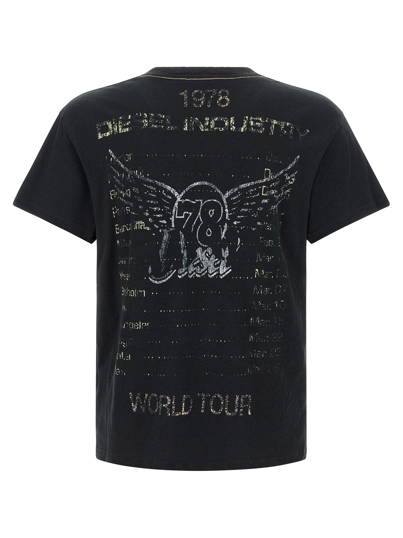 Diesel Black Cotton Men's T-Shirt