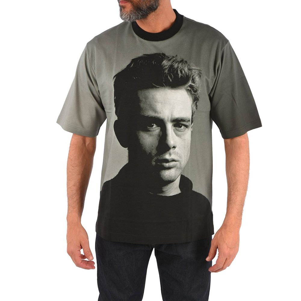 Dolce & Gabbana Black Cotton Men's T-Shirt