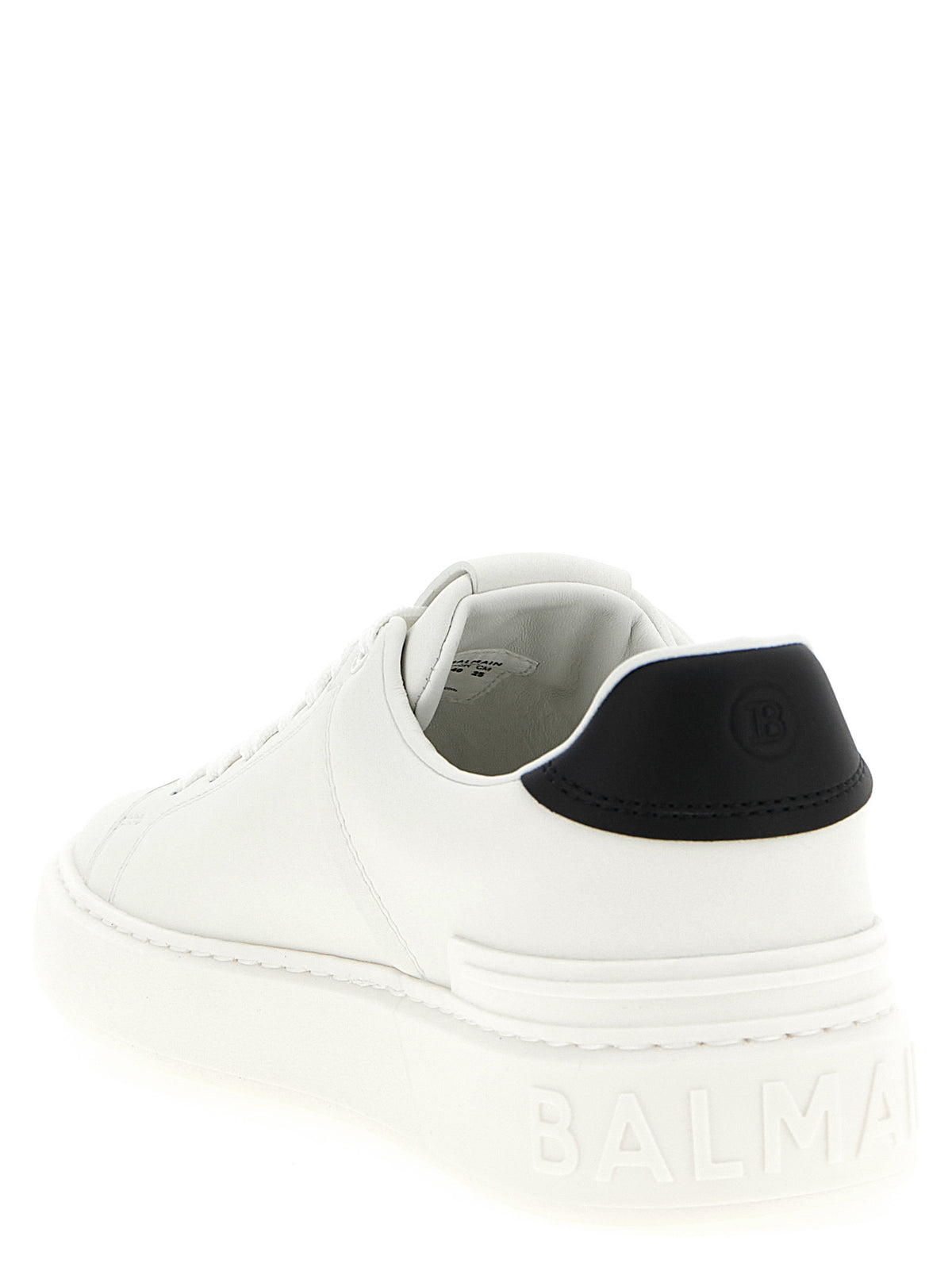 Balmain Bicolor Calfskin Low Top Men's Sneakers