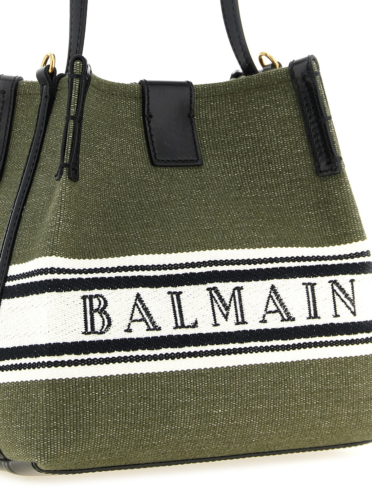 Balmain Bicolor Cotton Women's Handbag