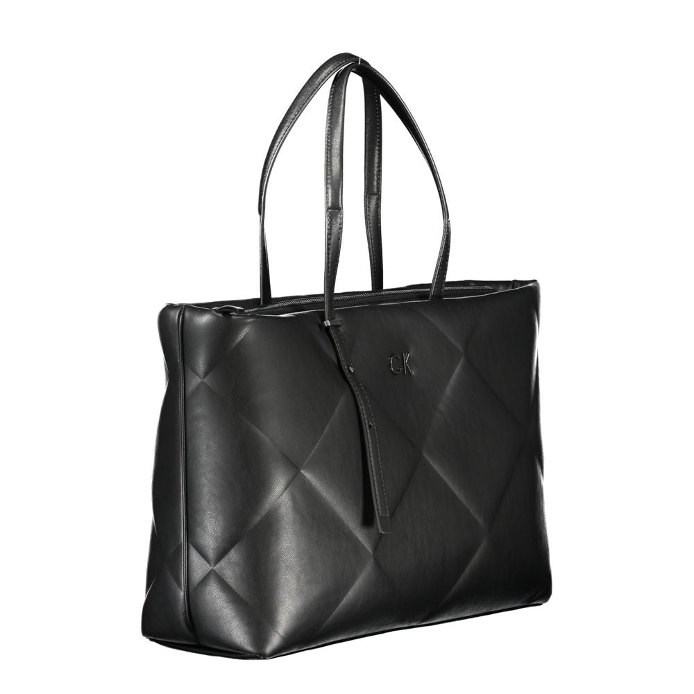 Calvin Klein Black Polyester Women's Handbag