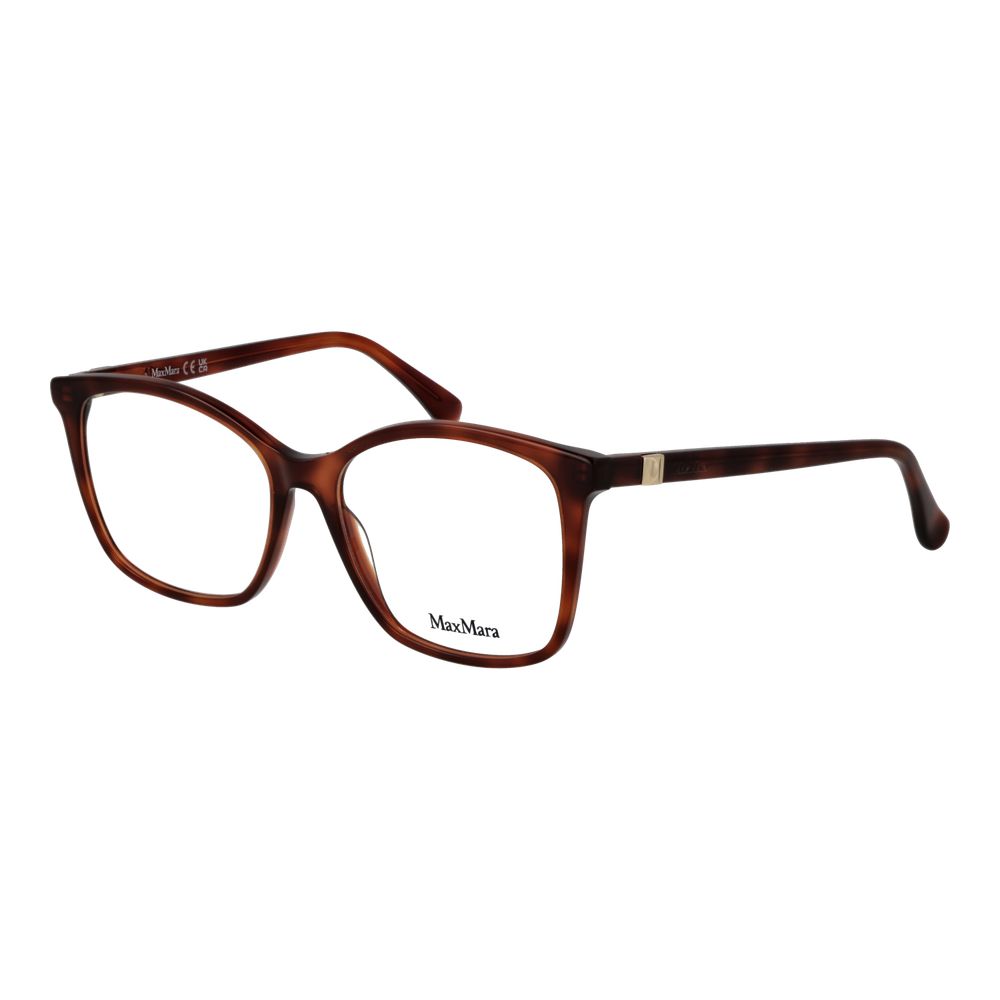 Max Mara Brown Acetate Glasses Women's (Frames)