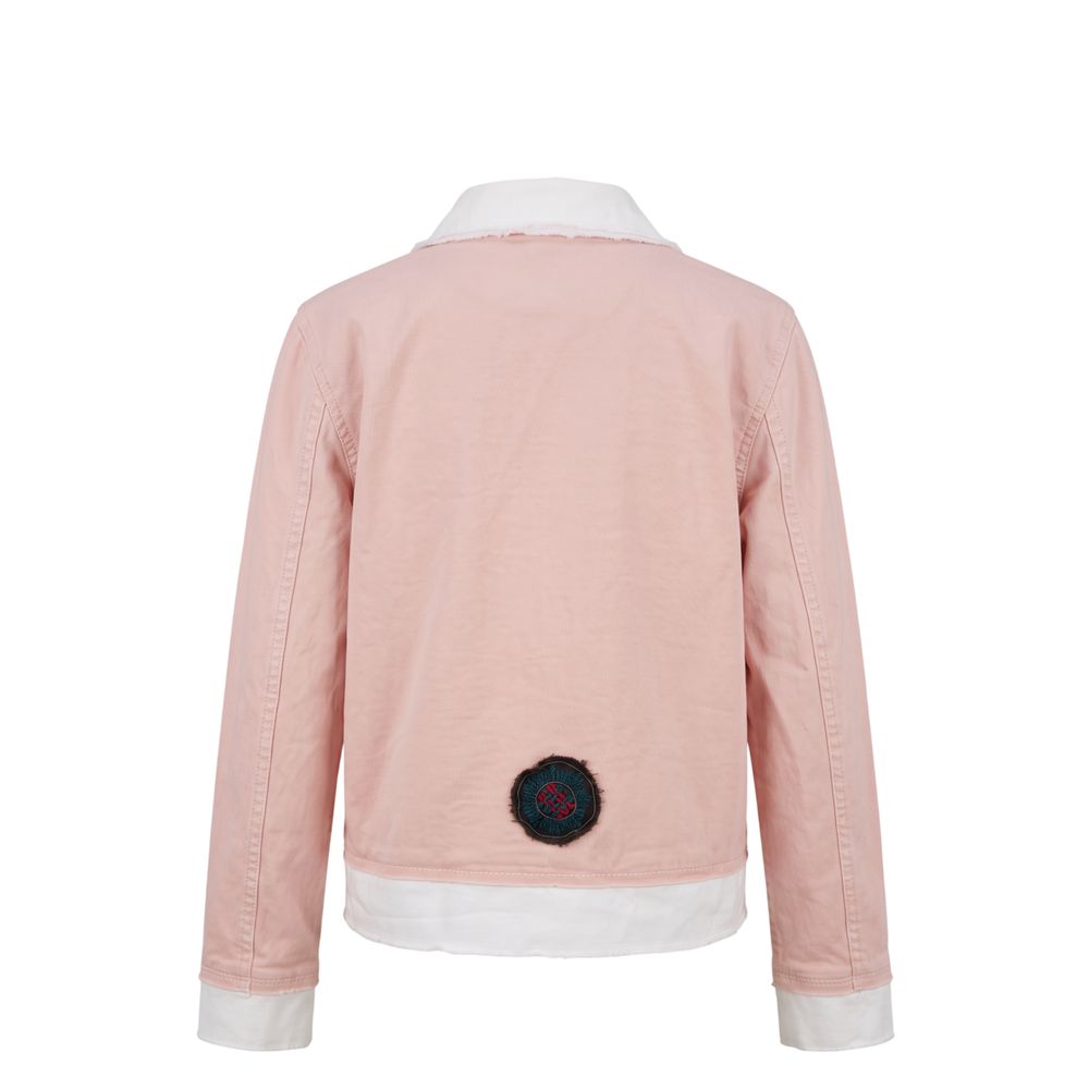 Mr&Mrs Italy Pink Cotton Women's Women's Jacket