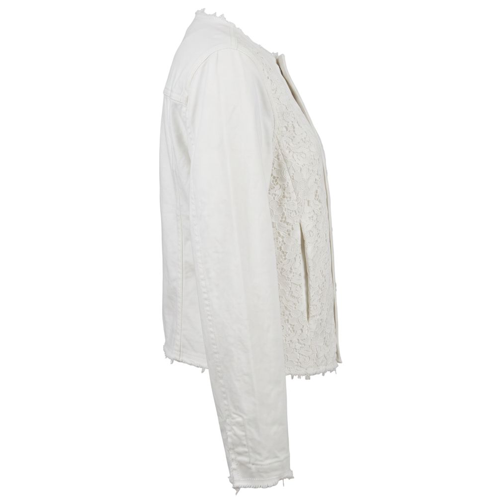 Mr&Mrs Italy White Cotton Women Women's Jacket