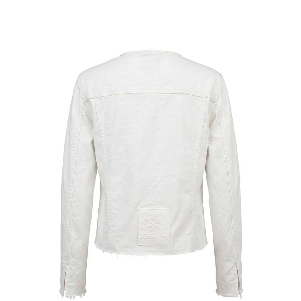 Mr&Mrs Italy White Cotton Women Women's Jacket