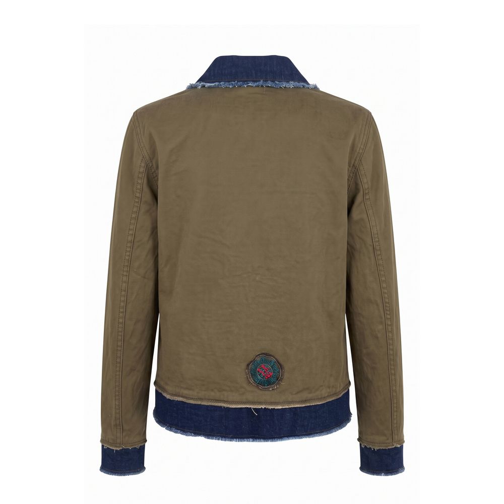 Mr&Mrs Italy Green Cotton Women's Women's Jacket