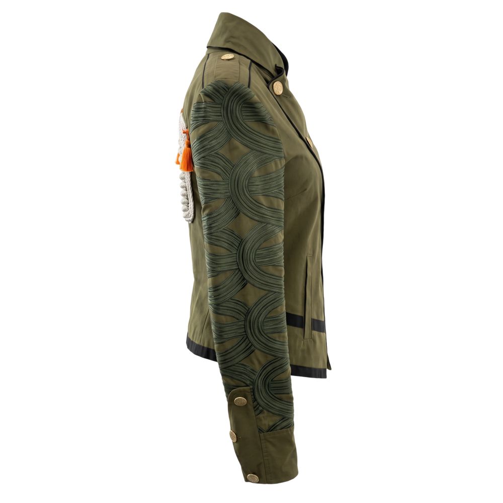 Mr&Mrs Italy Green Cotton Women's Women's Jacket