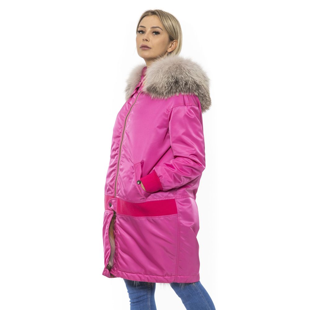 Mr&Mrs Italy Pink Cotton Women Women's Jacket