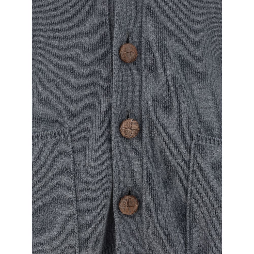 Golden Goose Gray Cotton Women's Cardigan