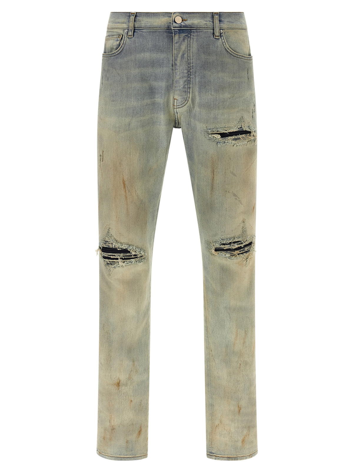 Amiri Beige Cotton Jeans Men's Denim