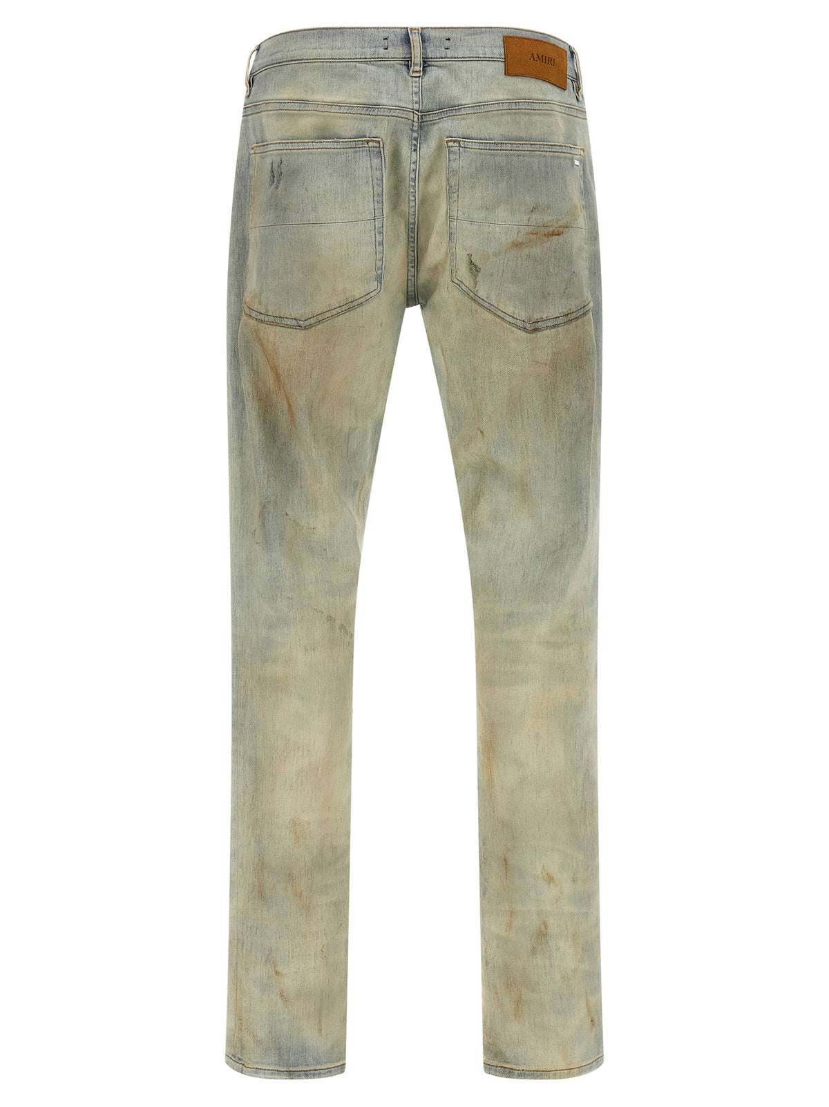 Amiri Beige Cotton Jeans Men's Denim