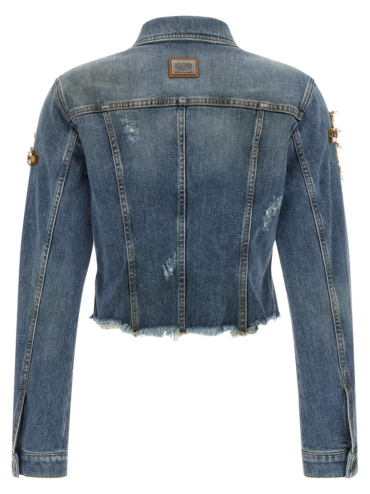 Dolce & Gabbana Blue Cotton Denim Women's Jacket
