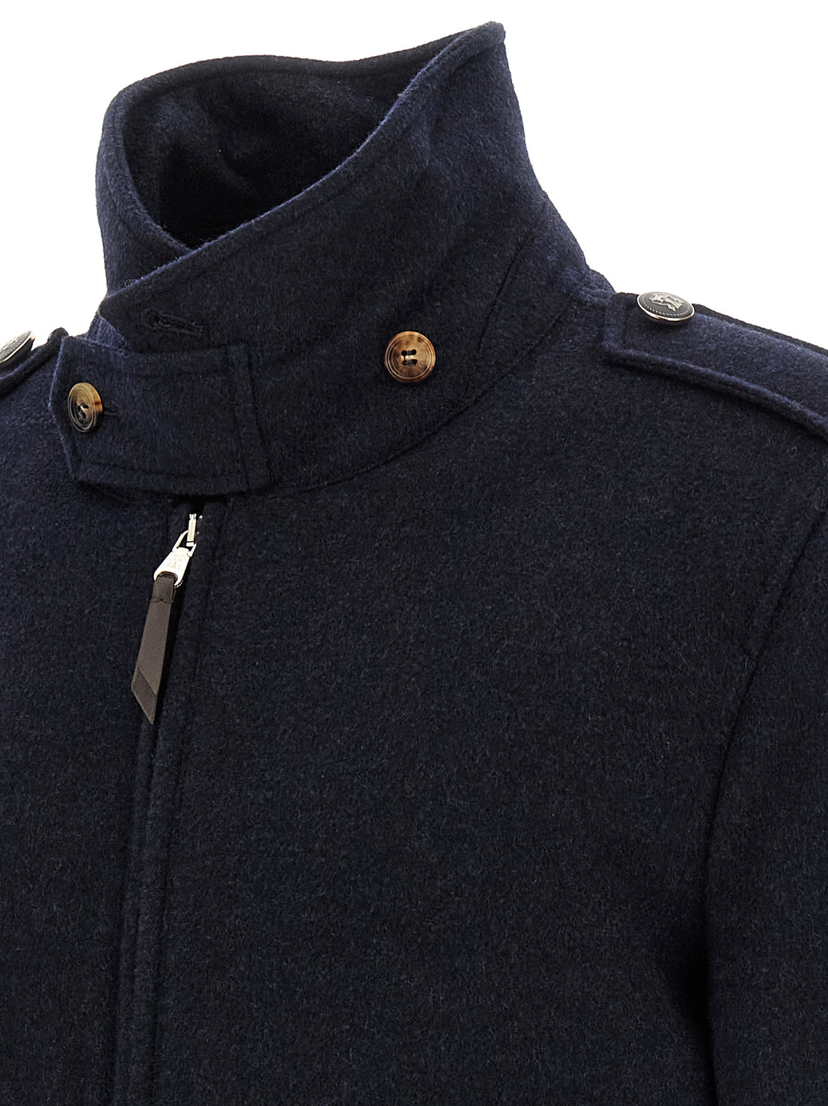 Brunello Cucinelli Blue Cashmere Men's Bomber