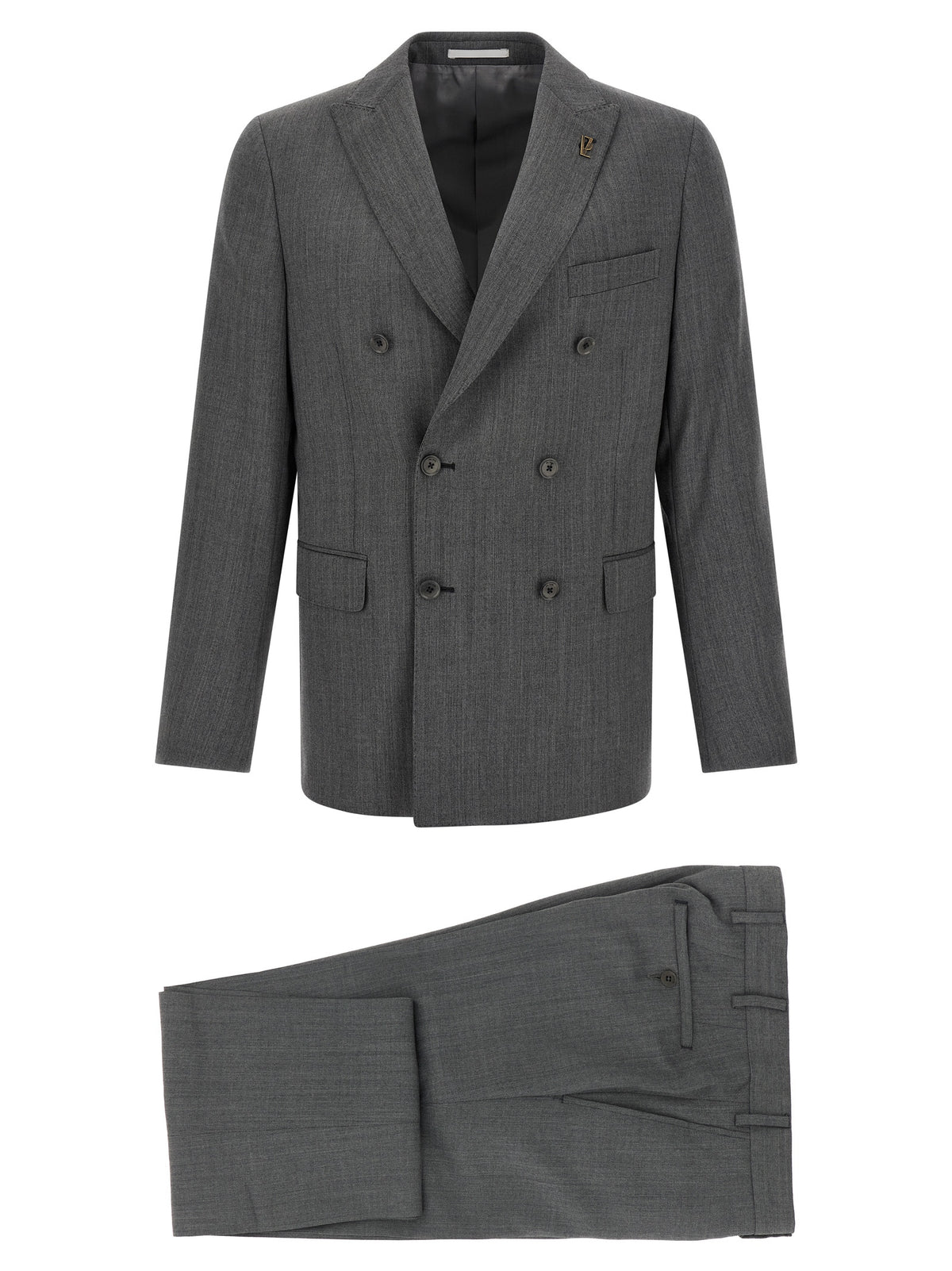 Pal Zileri Gray Wool Men's Suit