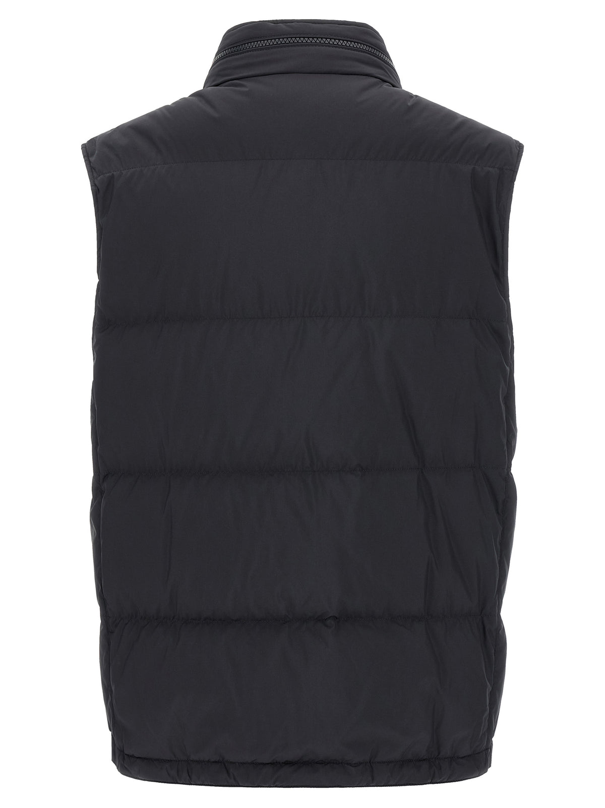 Brunello Cucinelli Blue Polyester Sleeveless Men's Jacket