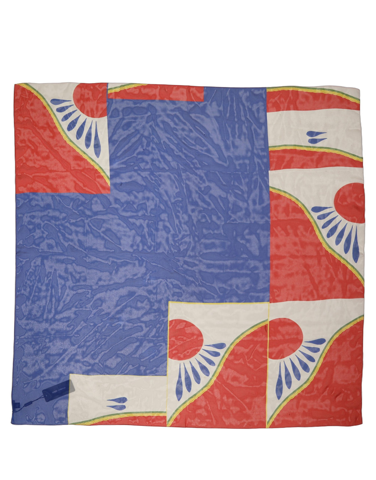 Dolce & Gabbana Multicolor Abstract Square Foulard Women's Scarf