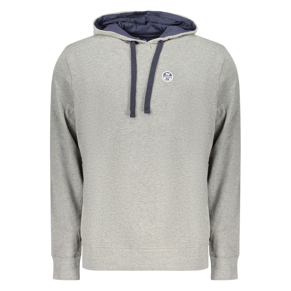 North Sails Gray Cotton Men's Sweatshirt