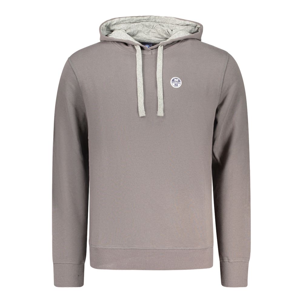 North Sails Gray Cotton Men's Sweatshirt