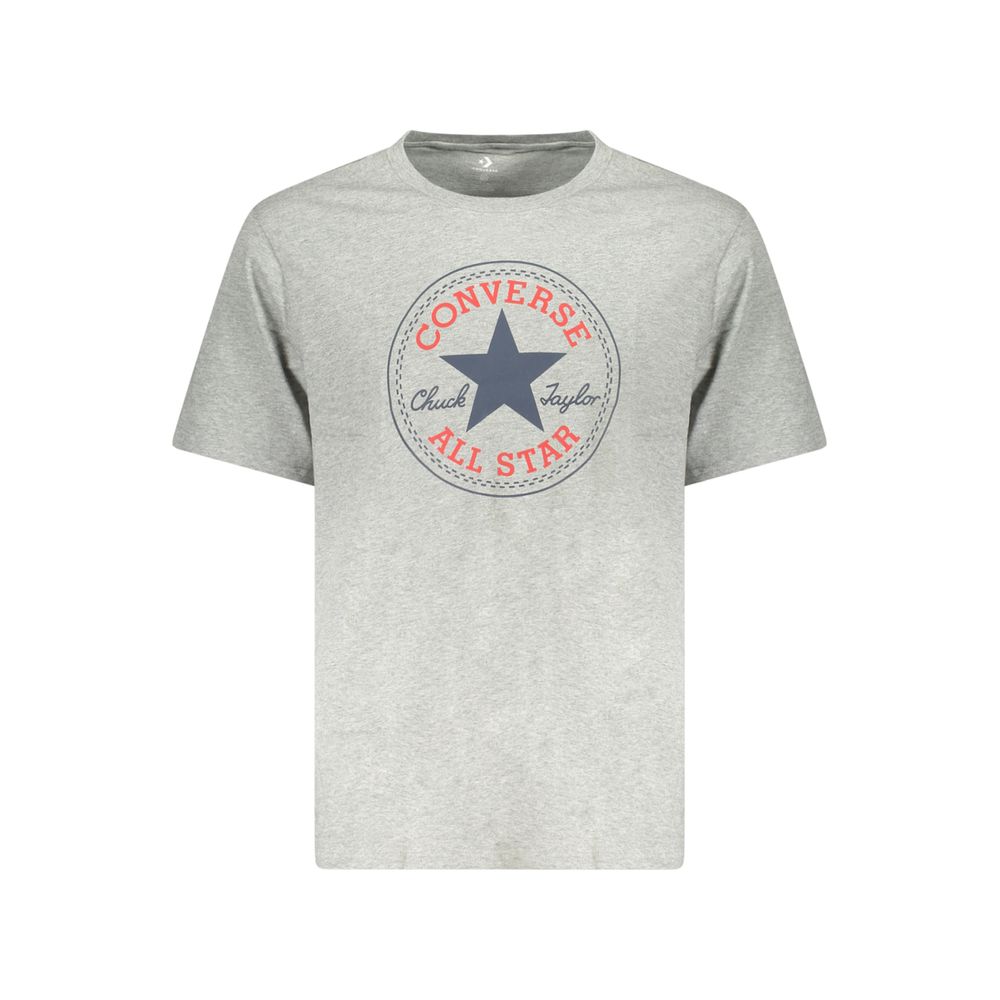 Converse Grey Cotton Men's Men's T-Shirt