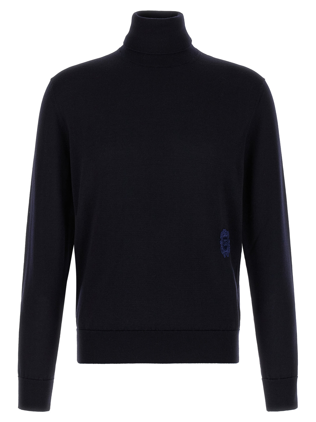 Dolce & Gabbana Blue Virgin Wool Men's Cardigan