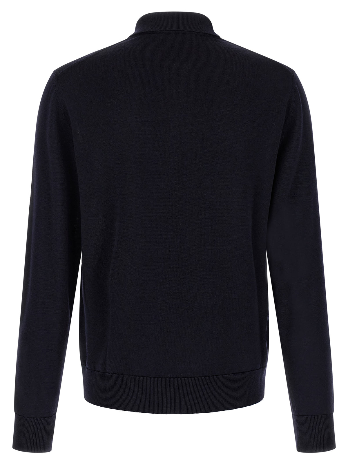 Dolce & Gabbana Blue Virgin Wool Polo Men's Shirt