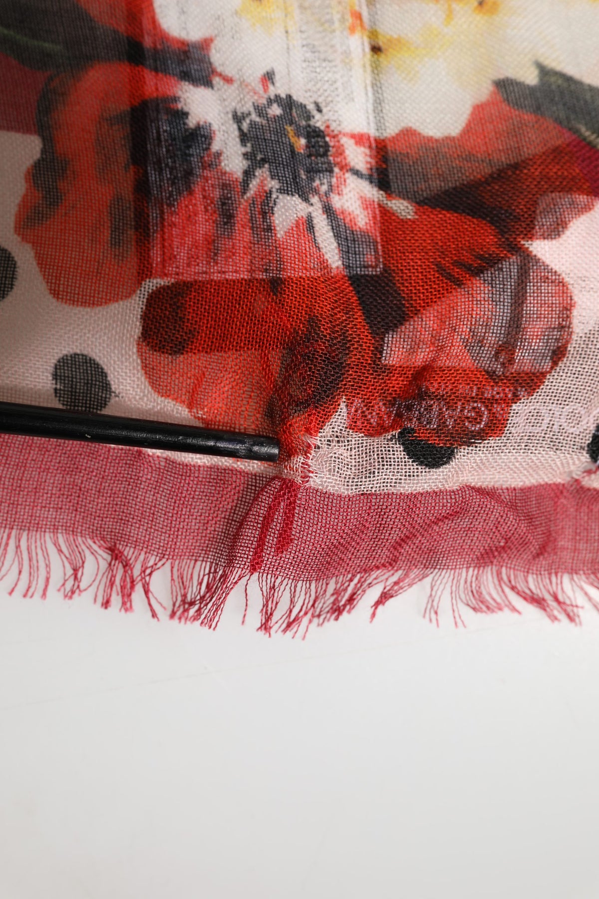 Dolce & Gabbana Multicolor Floral Cashmere Stole Women's Scarf (Pre-Owned)
