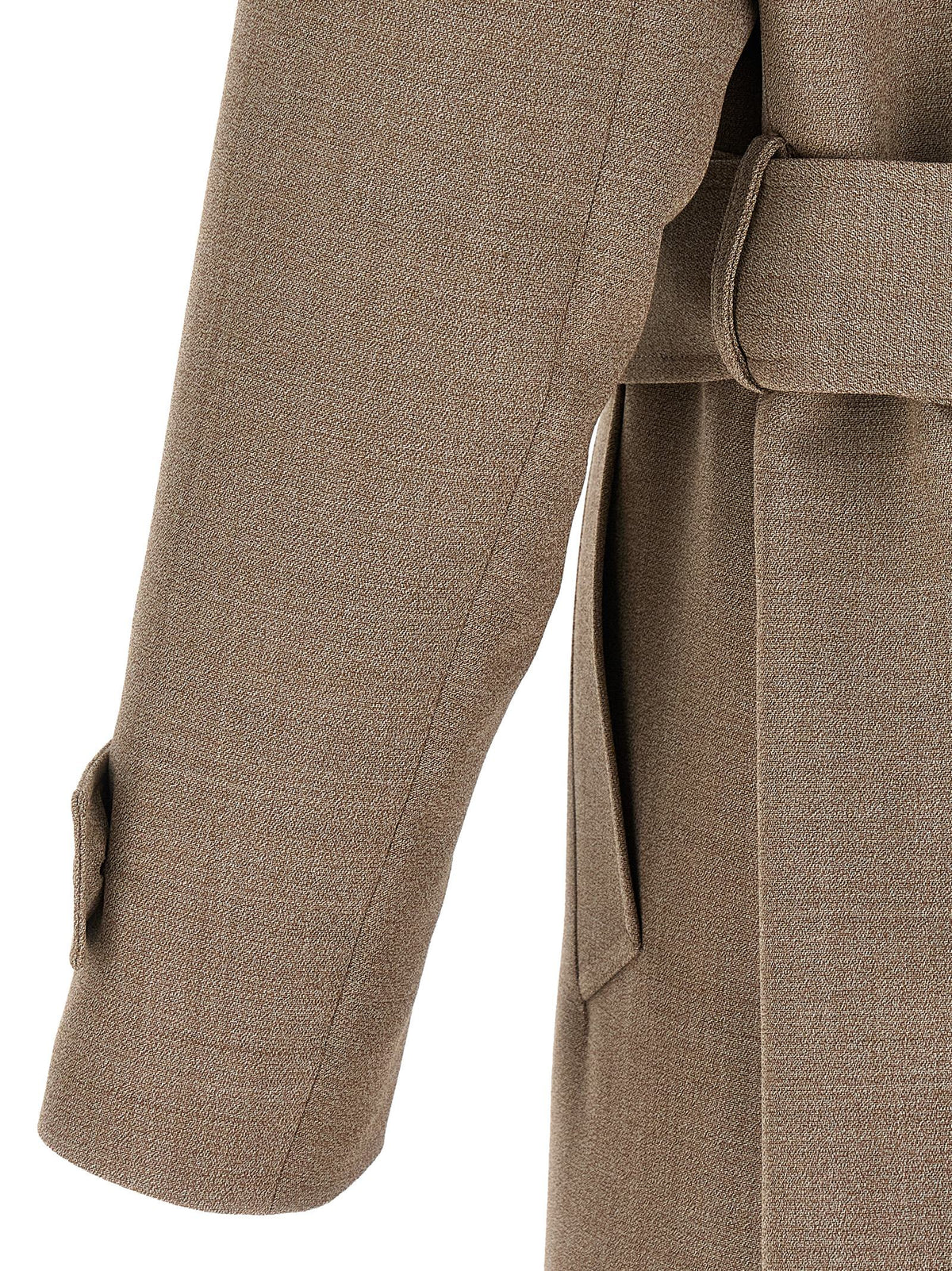 Lardini Beige Virgin Wool Men's Coat