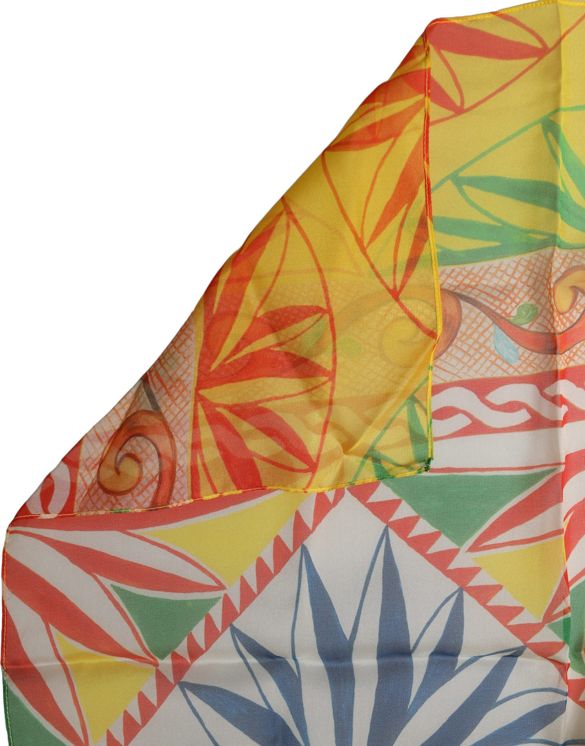 Dolce & Gabbana Multicolor Geometric Square Foulard Women's Scarf