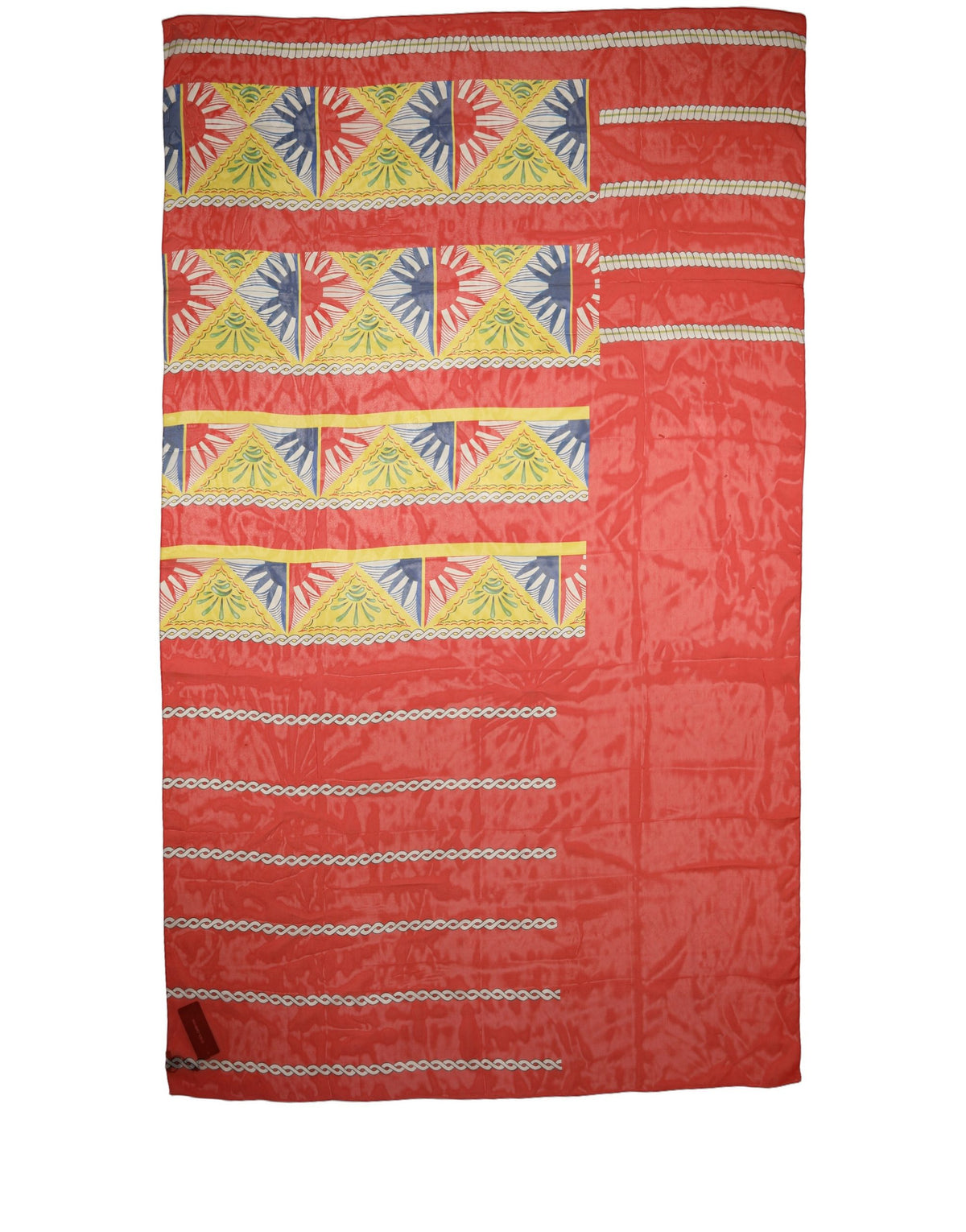 Dolce & Gabbana Multicolor Silk Printed Shawl Stole Women's Scarf