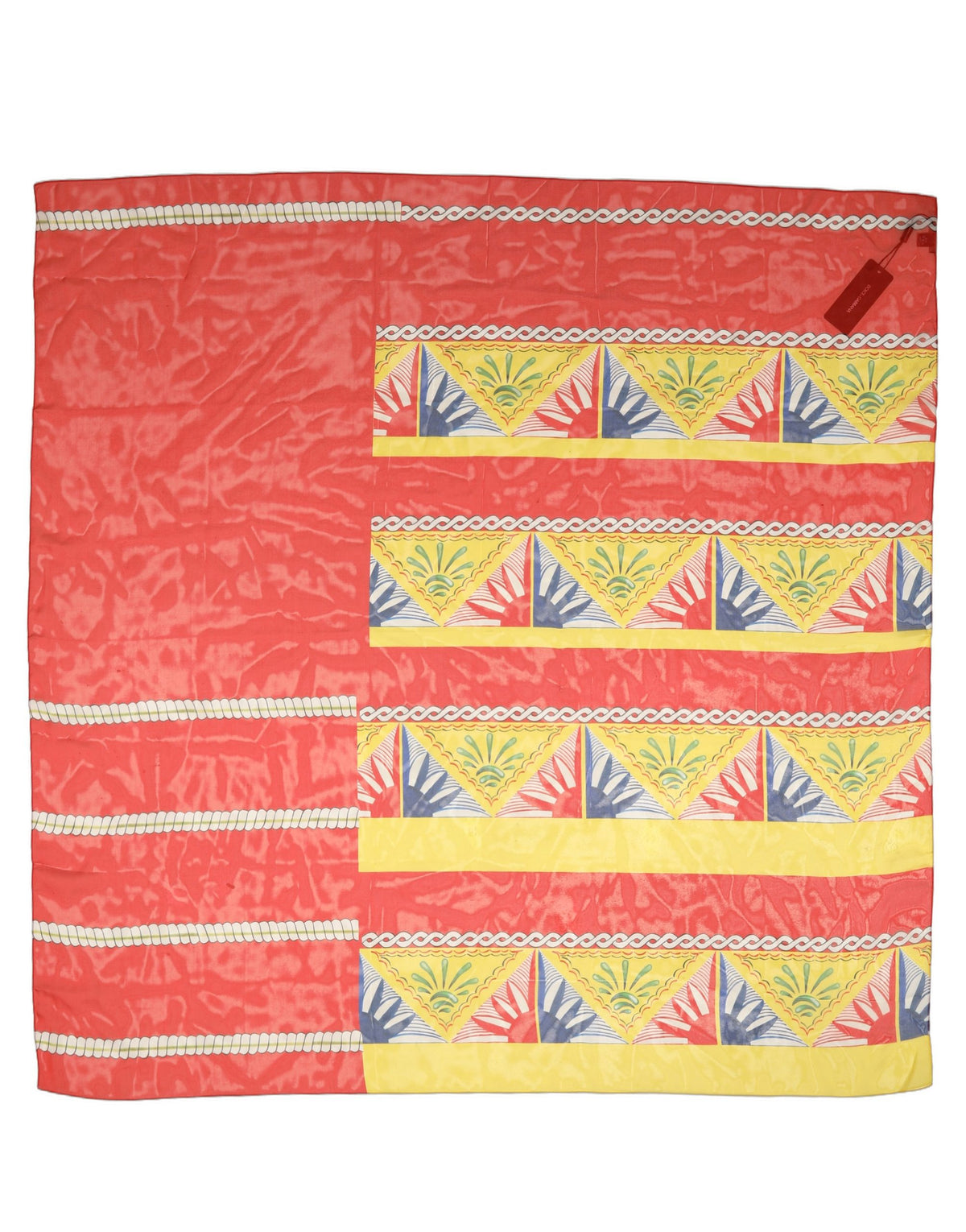 Dolce & Gabbana Multicolor Silk Printed Square Foulard Women's Scarf