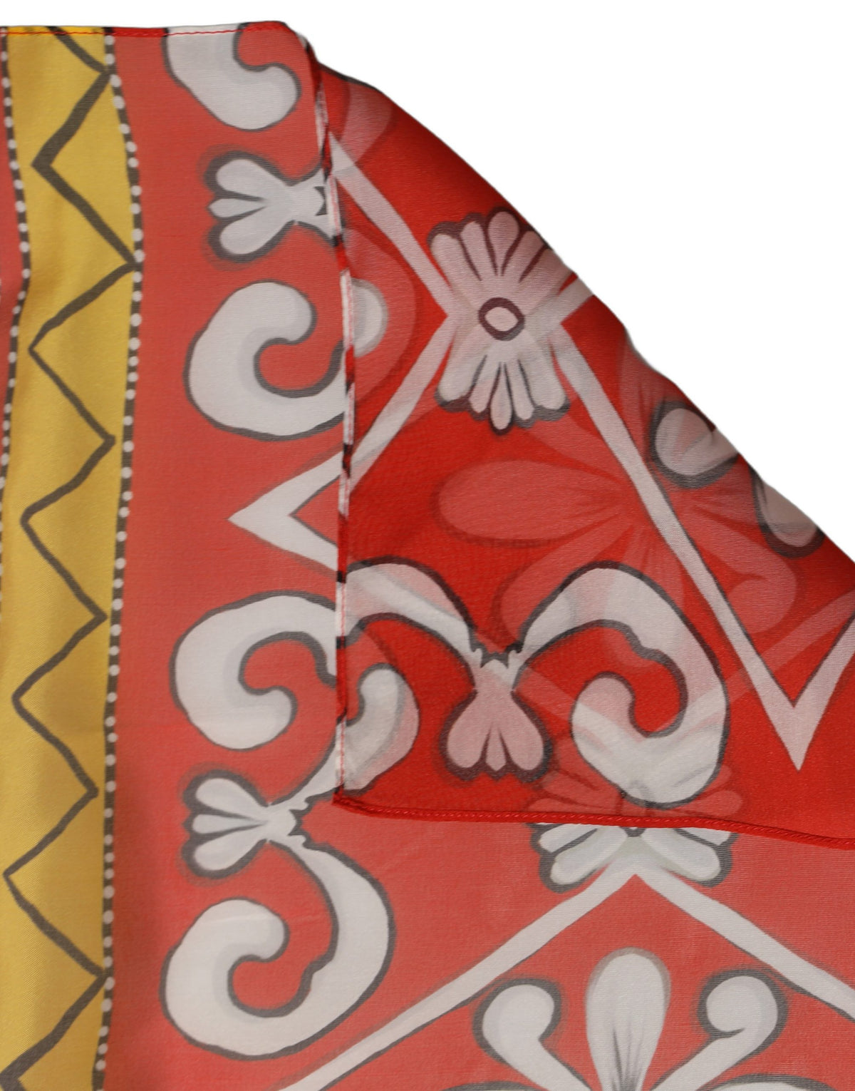 Dolce & Gabbana Multicolor Silk Printed Shawl Stole Women's Scarf