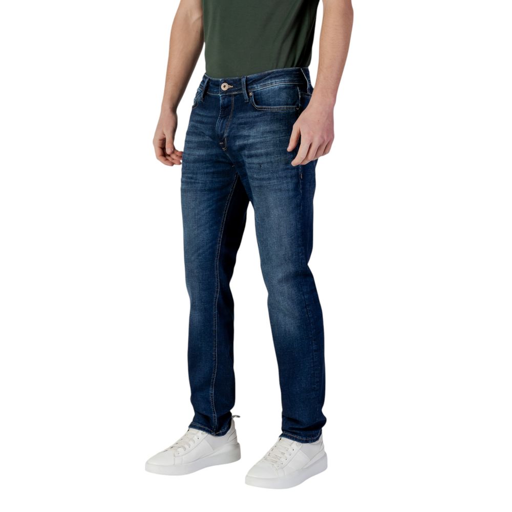 Jack Jones Blue Organic Cotton Relaxed Fit Men's Jeans
