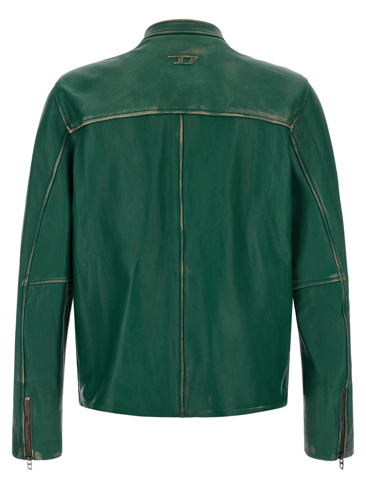 Diesel Bicolor Lamb Leather Leather Men's Jacket