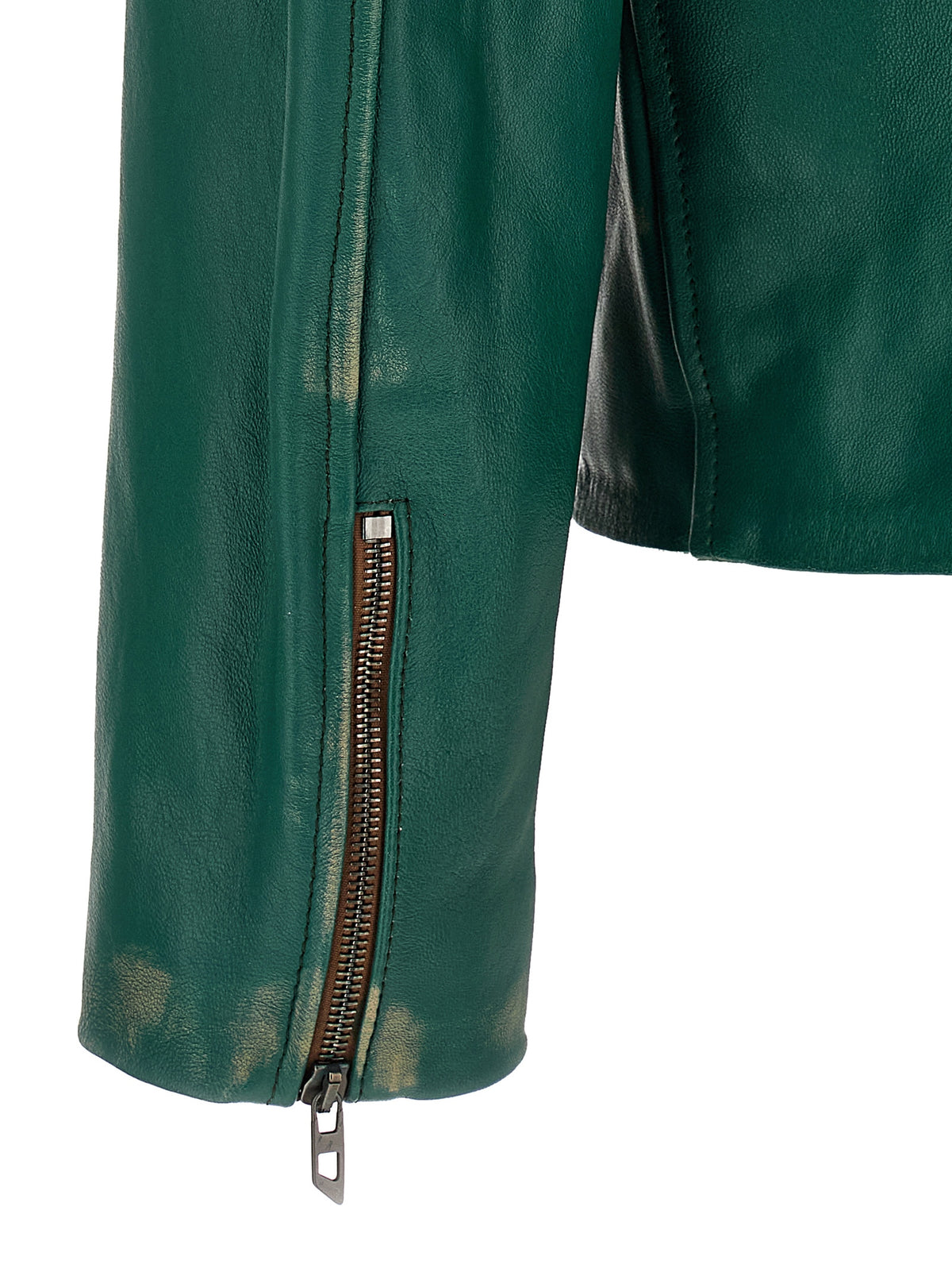 Diesel Bicolor Lamb Leather Leather Men's Jacket