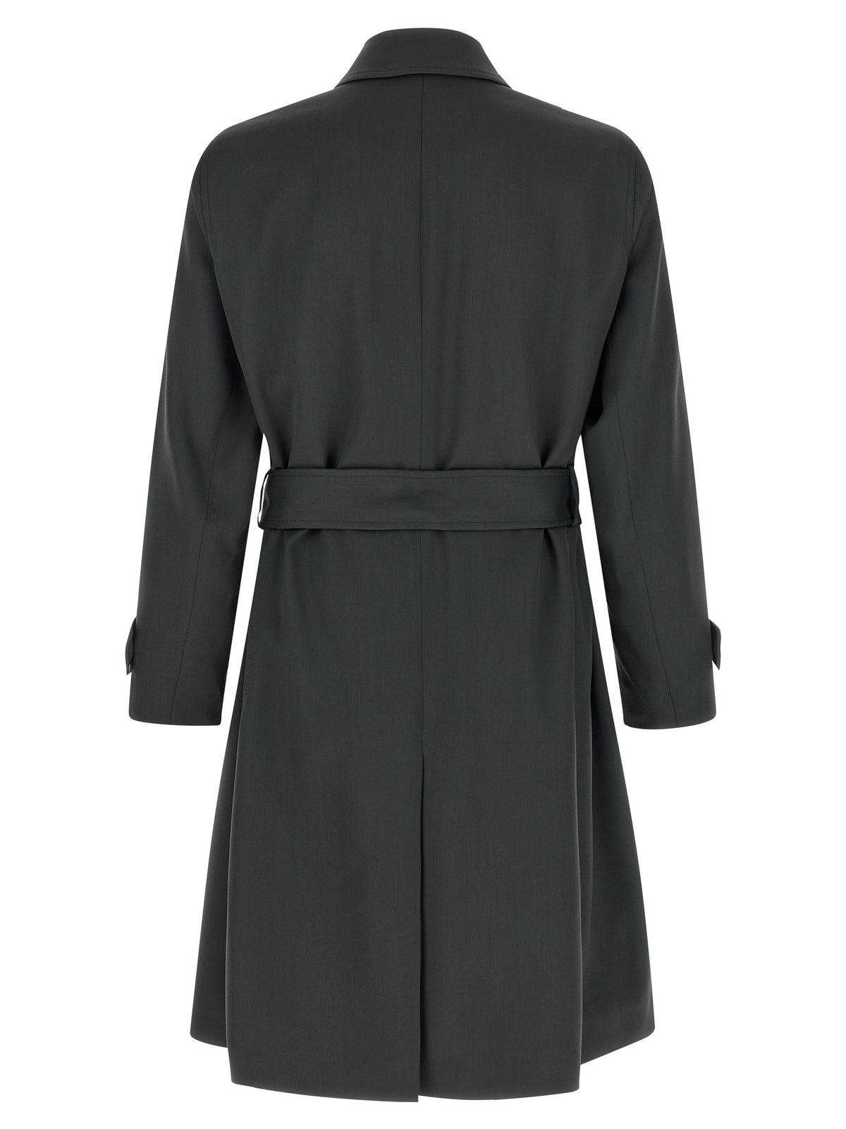 Lardini Gray Virgin Wool Men's Coat