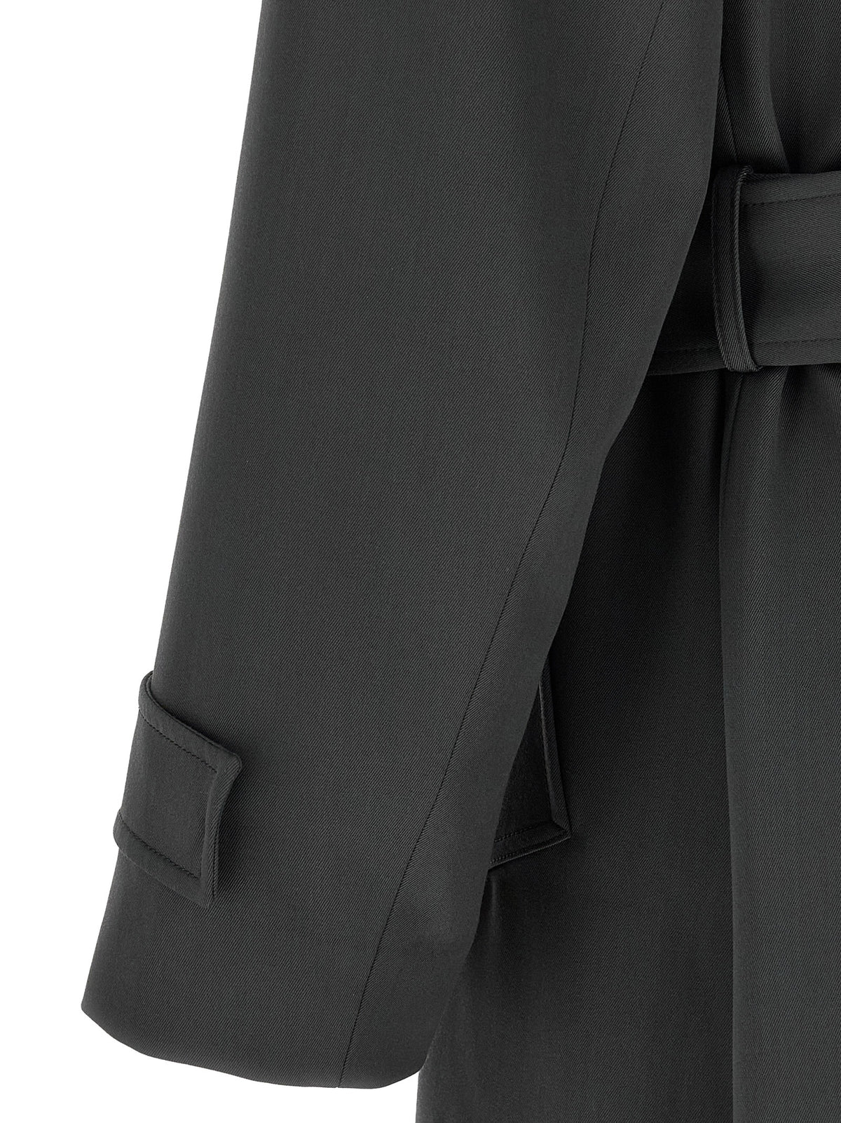 Lardini Gray Virgin Wool Men's Coat