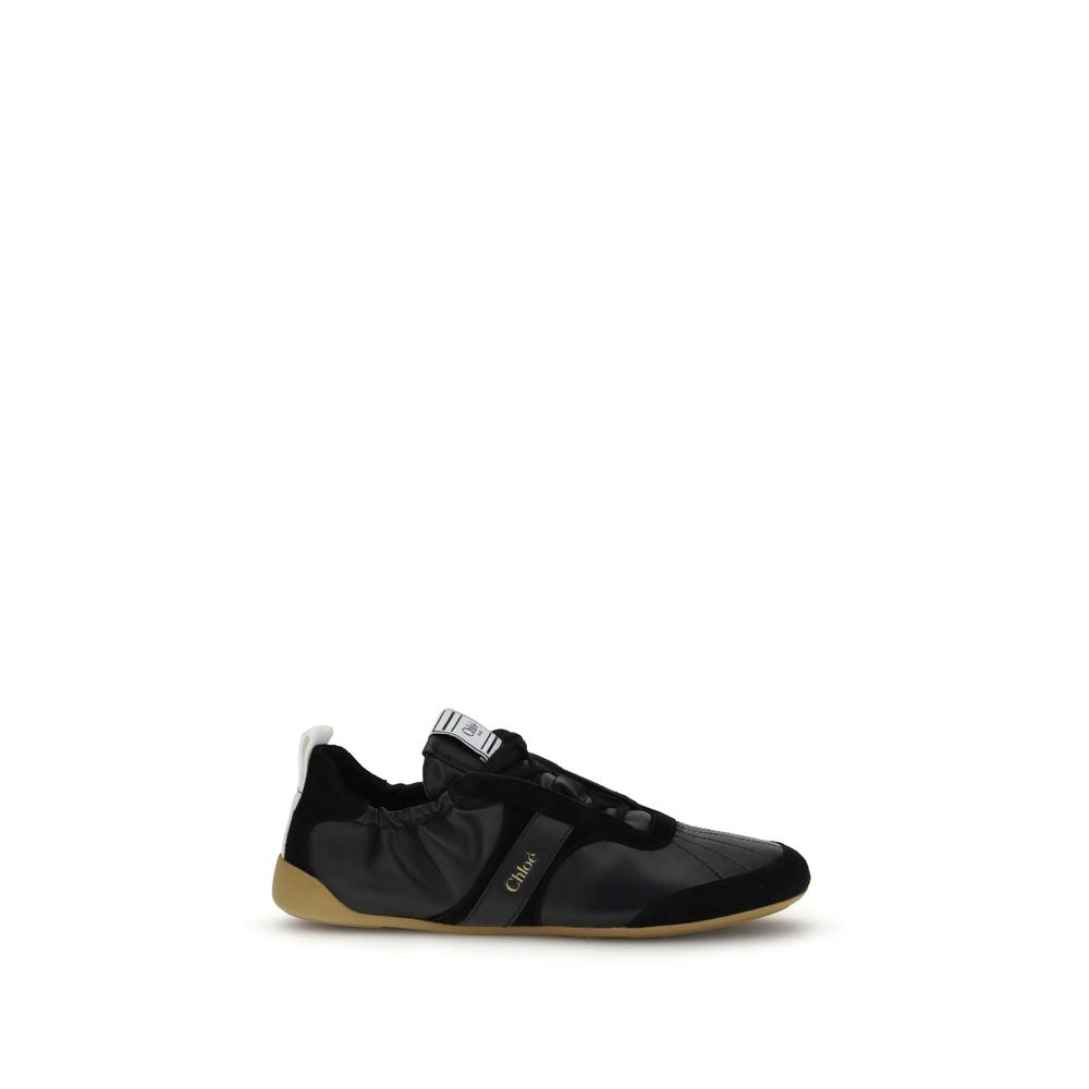 Chloé Black Goatskin Athletic Women's Sneakers