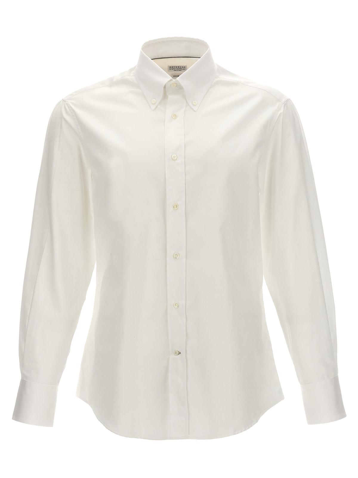 Brunello Cucinelli White Cotton Men's Blouse
