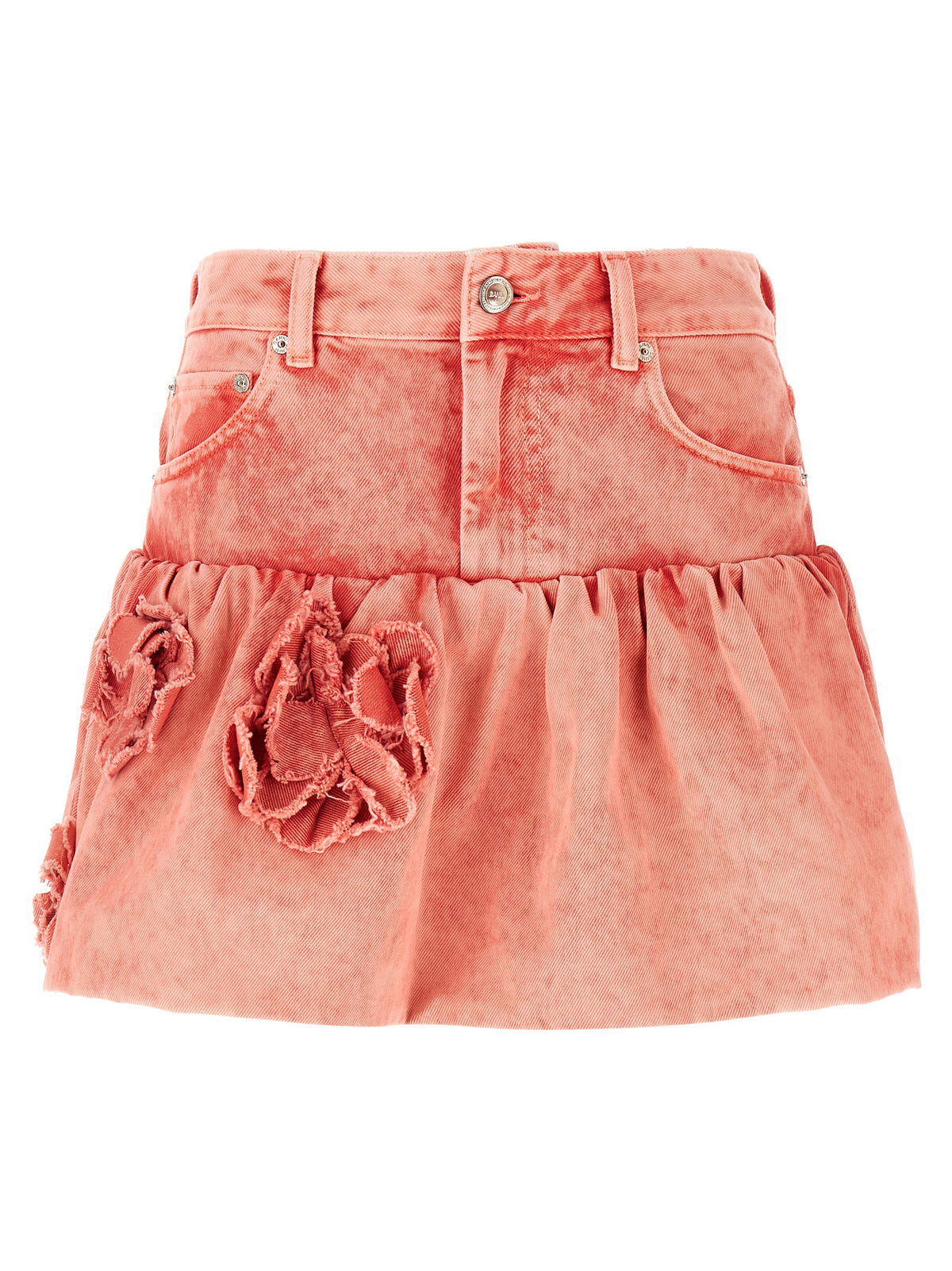 Ganni Multicolor Organic Cotton Long Women's Skirt