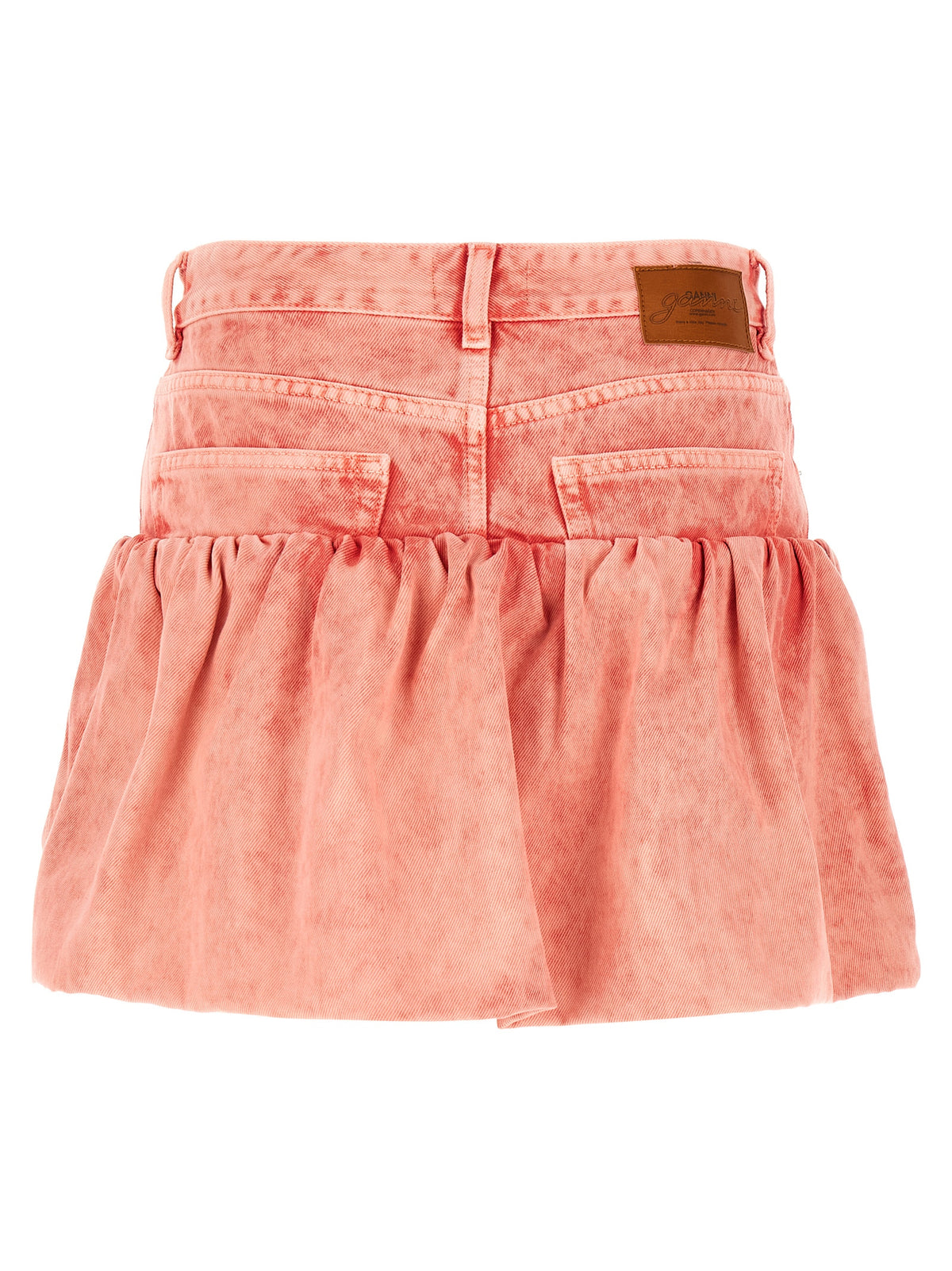 Ganni Multicolor Organic Cotton Long Women's Skirt