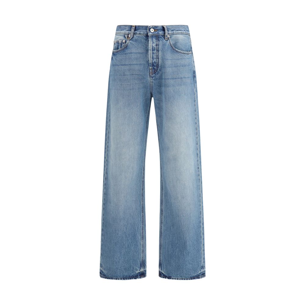 Jacquemus Blue Cotton Jeans Men's Denim