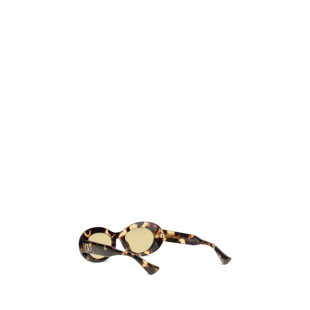 Valentino Garavani Brown Acetate Women's Sunglasses