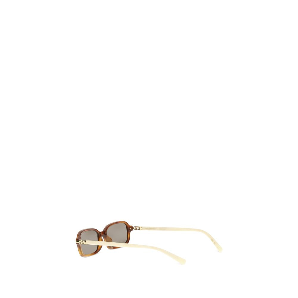 Valentino Garavani Brown Acetate Women's Sunglasses