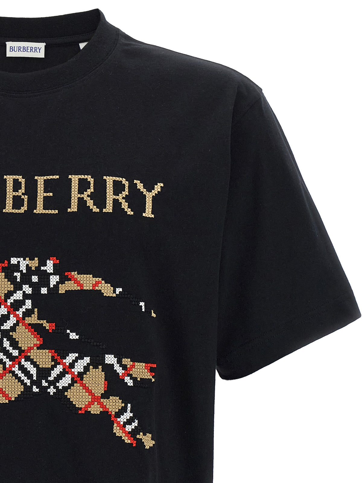 Burberry Black Cotton Men's T-Shirt