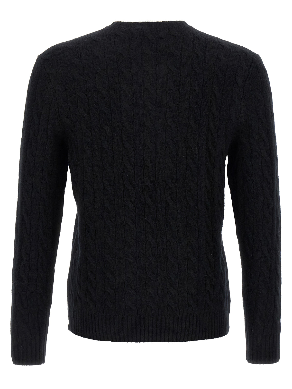Polo Ralph Lauren Black Wool Men's Cardigan